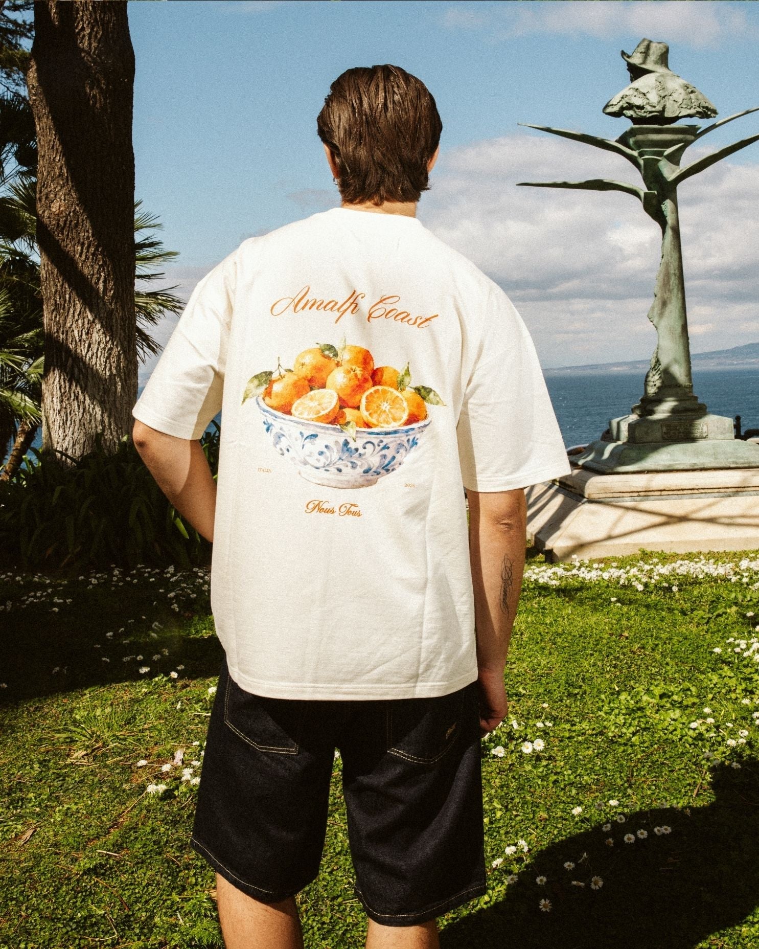 KOSZULKA ARANCE DI AMALFI OFFWHITE - Nous Tous