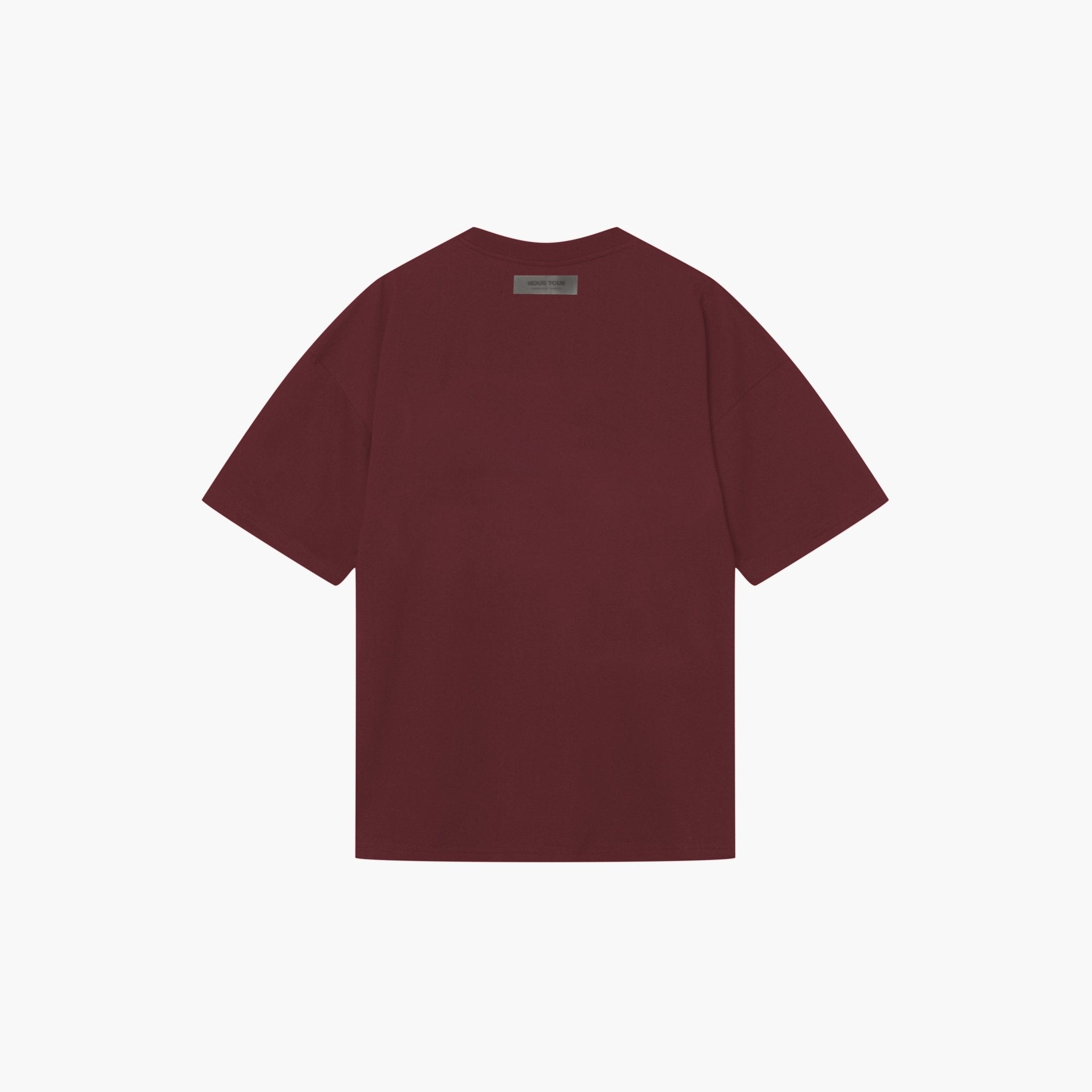 KOSZULKA BLANK HERITAGE COTTON BURGUNDY - Nous Tous