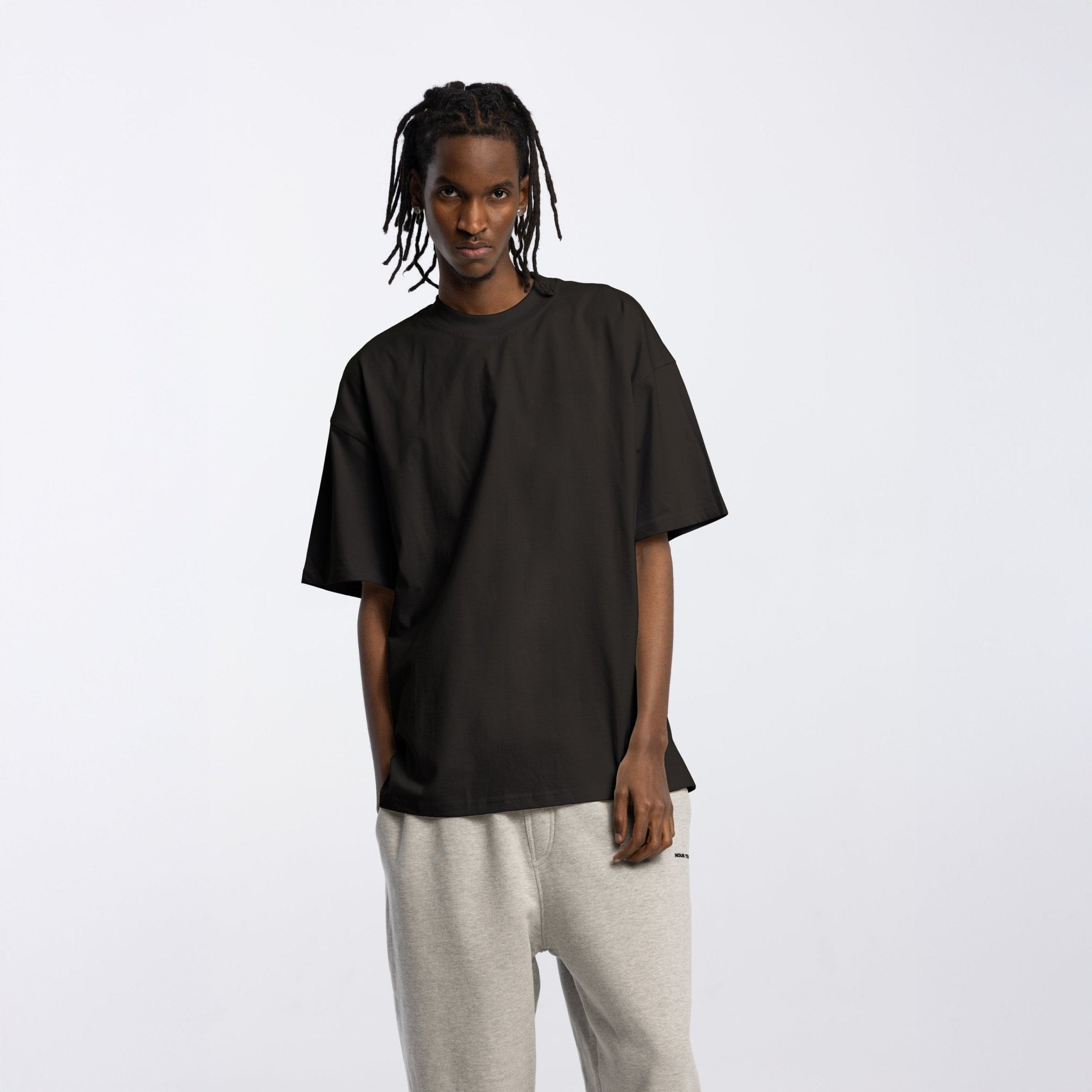 KOSZULKA BLANK HERITAGE COTTON ESPRESSO - Nous Tous