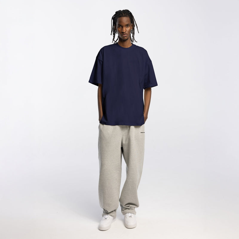 KOSZULKA BLANK HERITAGE COTTON NAVY - Nous Tous