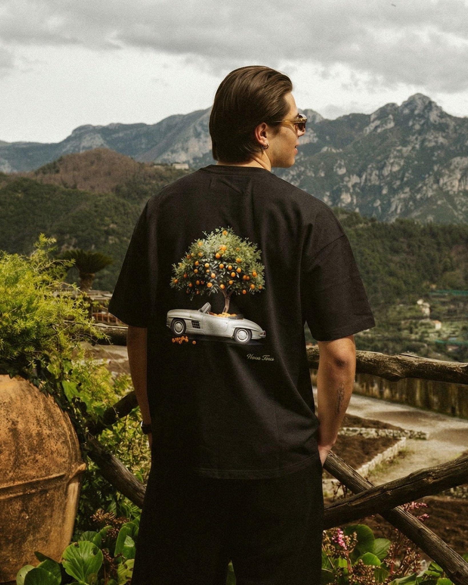 KOSZULKA CAPRI RIDE BLACK - Nous Tous