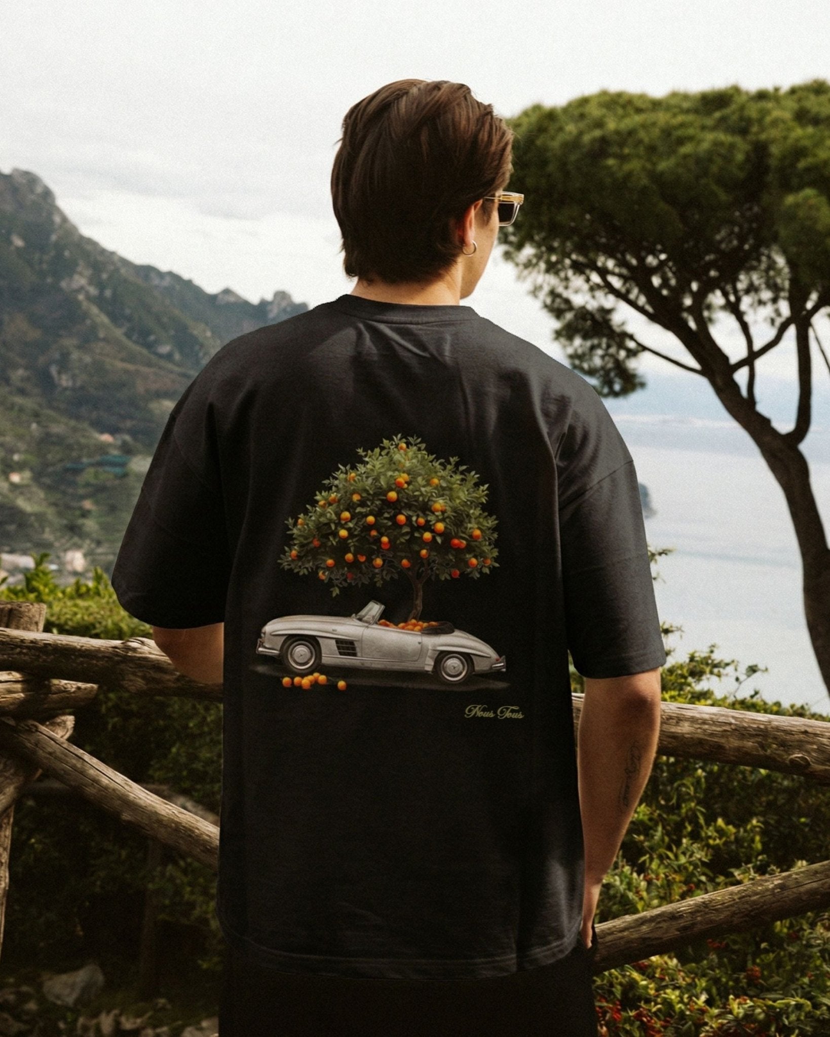 KOSZULKA CAPRI RIDE BLACK - Nous Tous