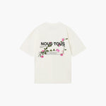 KOSZULKA FLORAL OFF WHITE