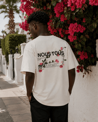 KOSZULKA FLORAL OFF WHITE