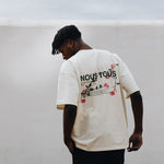 KOSZULKA FLORAL OFF WHITE