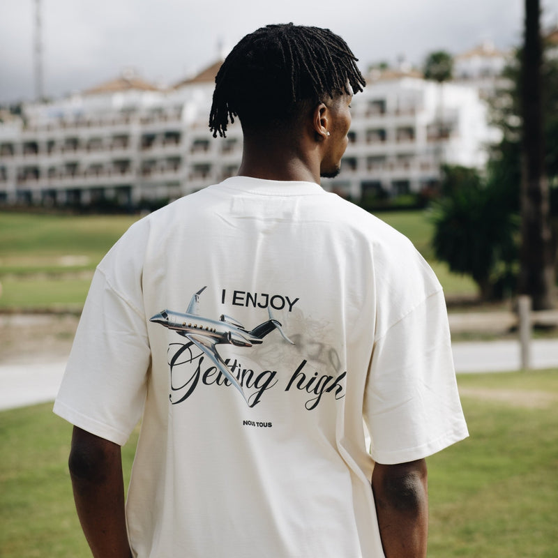 KOSZULKA FLYING HIGH OFF WHITE - Nous Tous