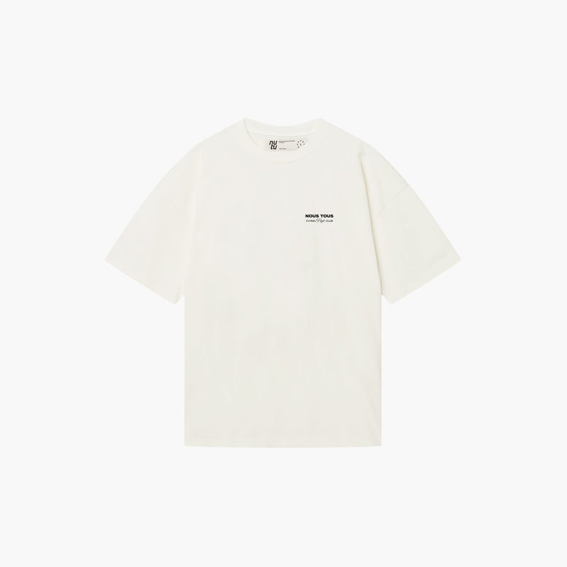 KOSZULKA FLYING HIGH OFF WHITE - Nous Tous