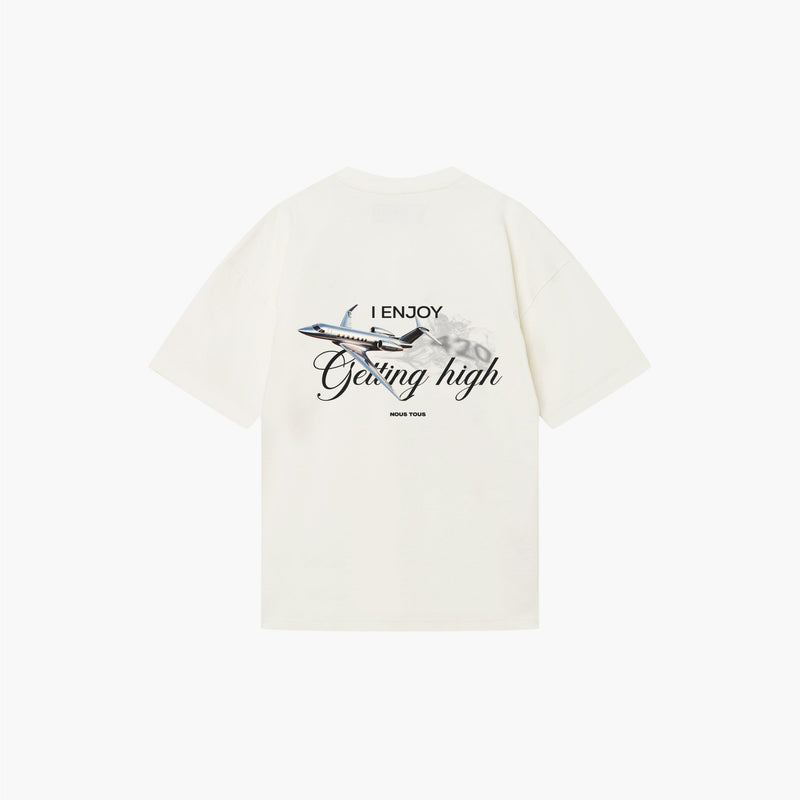 KOSZULKA FLYING HIGH OFF WHITE - Nous Tous