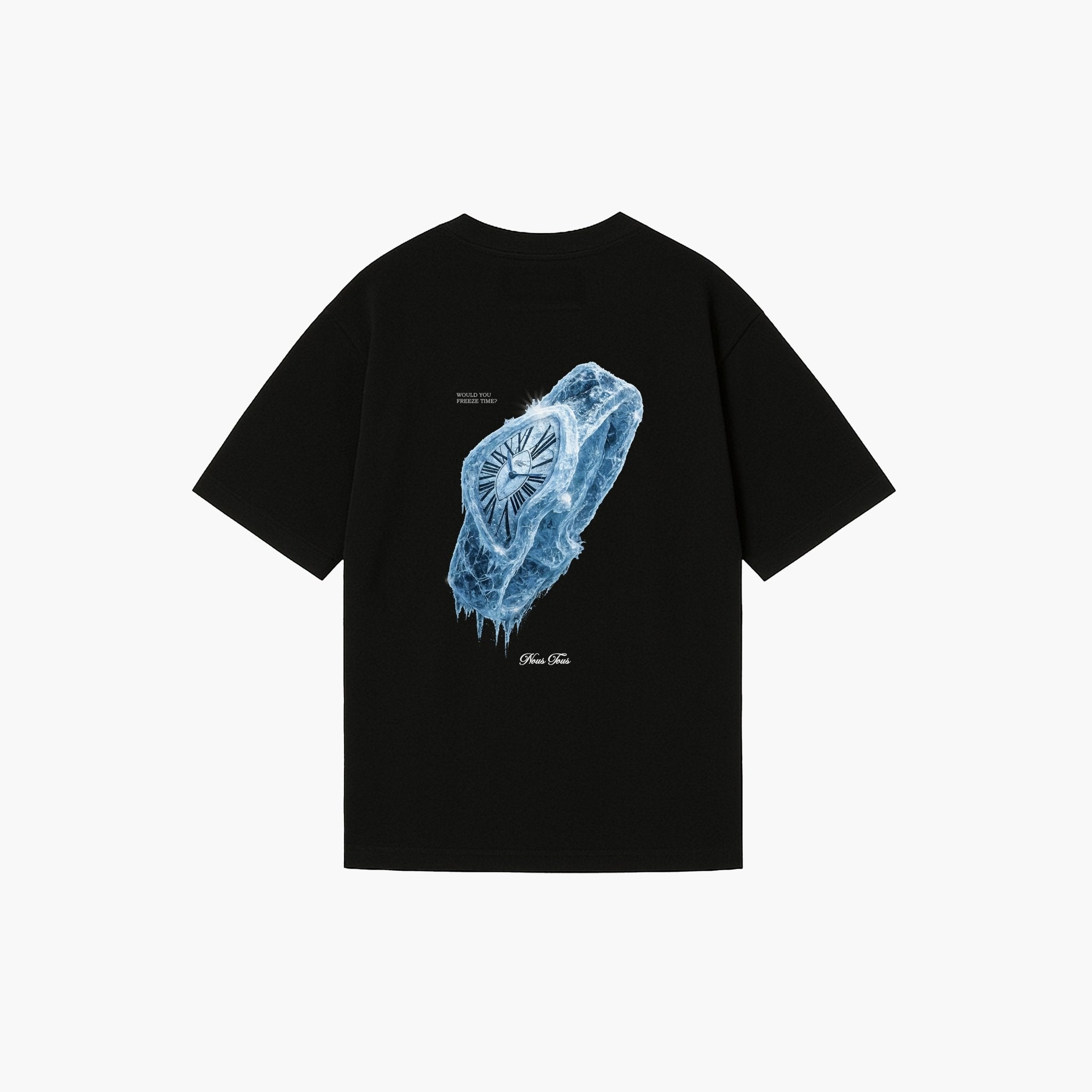 KOSZULKA FREEZE THE TIME CZARNY - Nous Tous