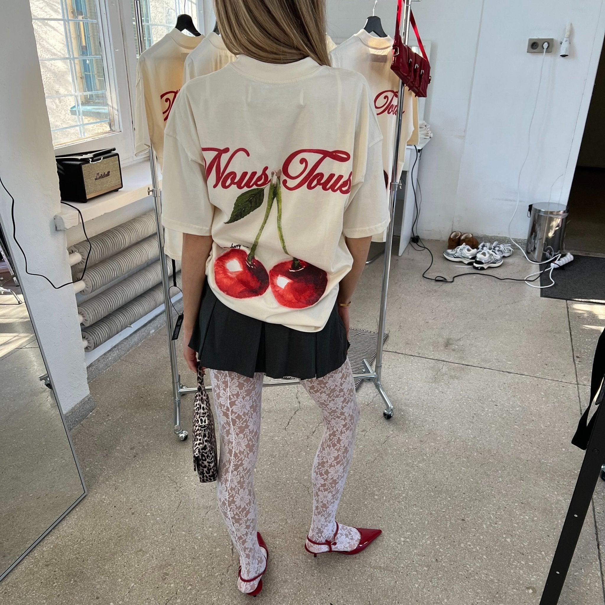 KOSZULKA IN MY CHERRY ERA OFF WHITE - Nous Tous