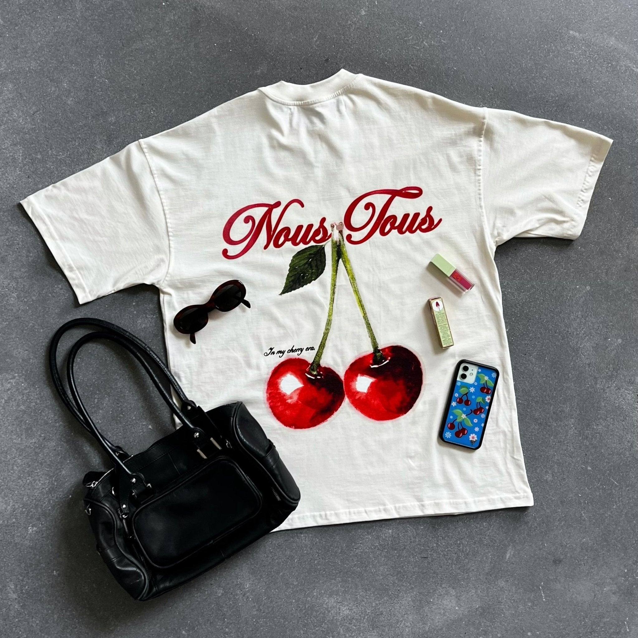 KOSZULKA IN MY CHERRY ERA OFF WHITE - Nous Tous