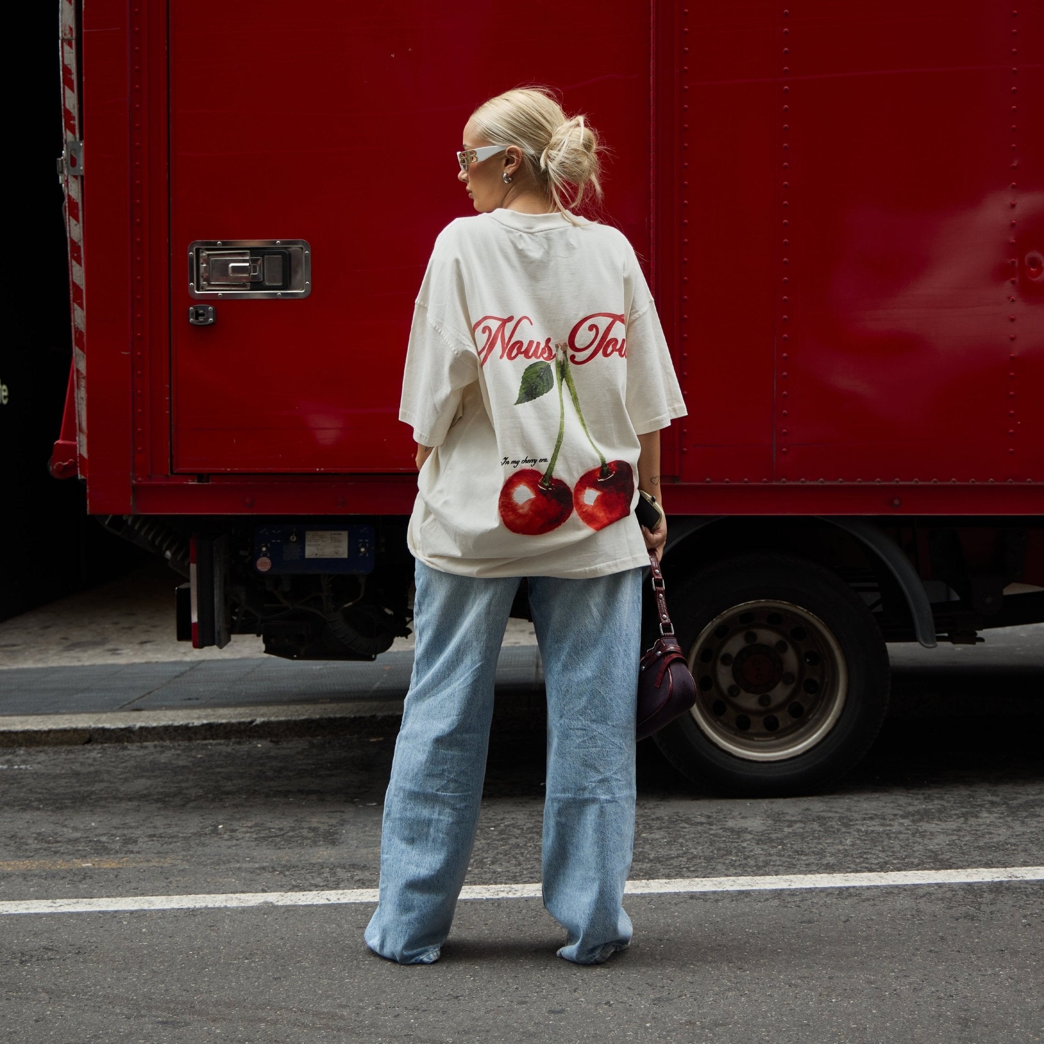 KOSZULKA IN MY CHERRY ERA OFF WHITE - Nous Tous