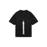 KANYE (YE) CANDLE T-SHIRT, BLACK