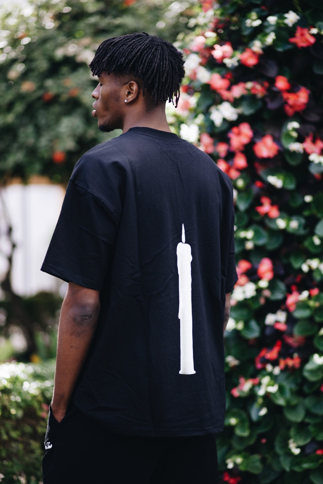 KOSZULKA KANYE (YE) CANDLE CZARNY - Nous Tous