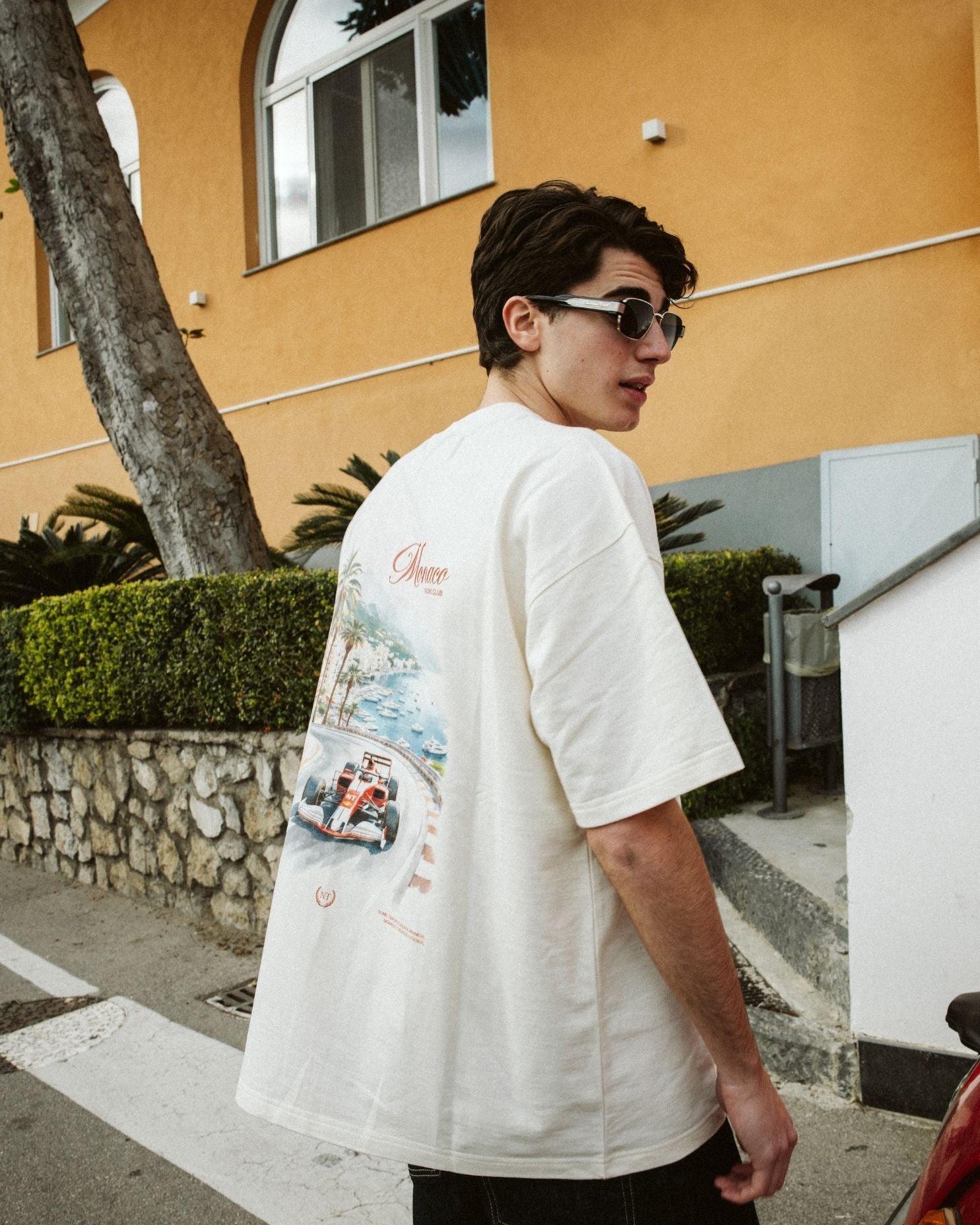 KOSZULKA MONACO GP OFFWHITE - Nous Tous