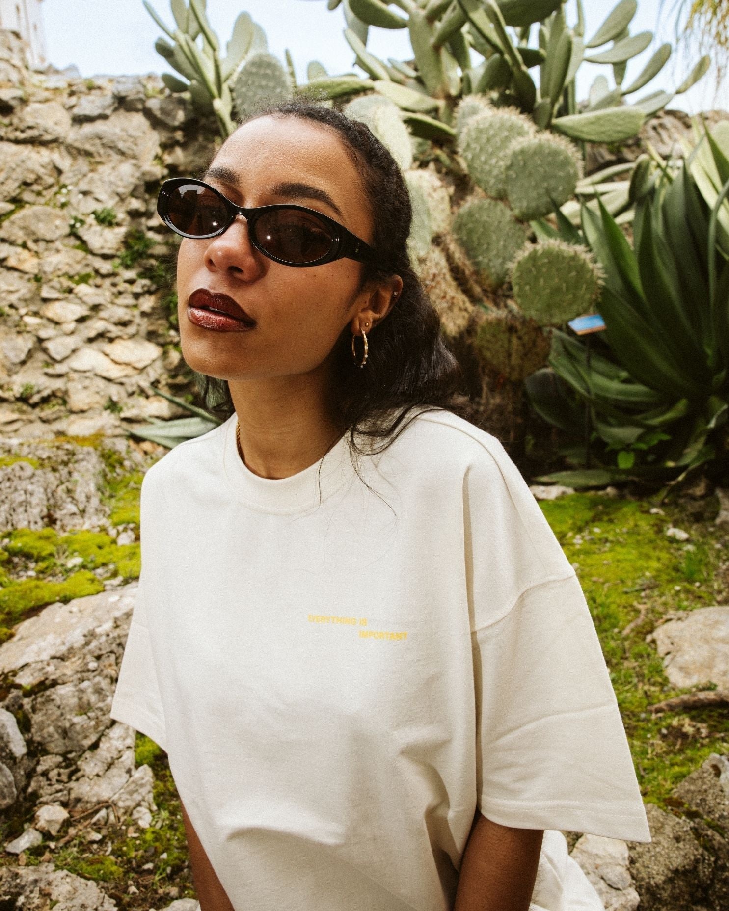 KOSZULKA MUSIC SOUNDS BETTER WITH YOU YELLOW OFF WHITE - Nous Tous