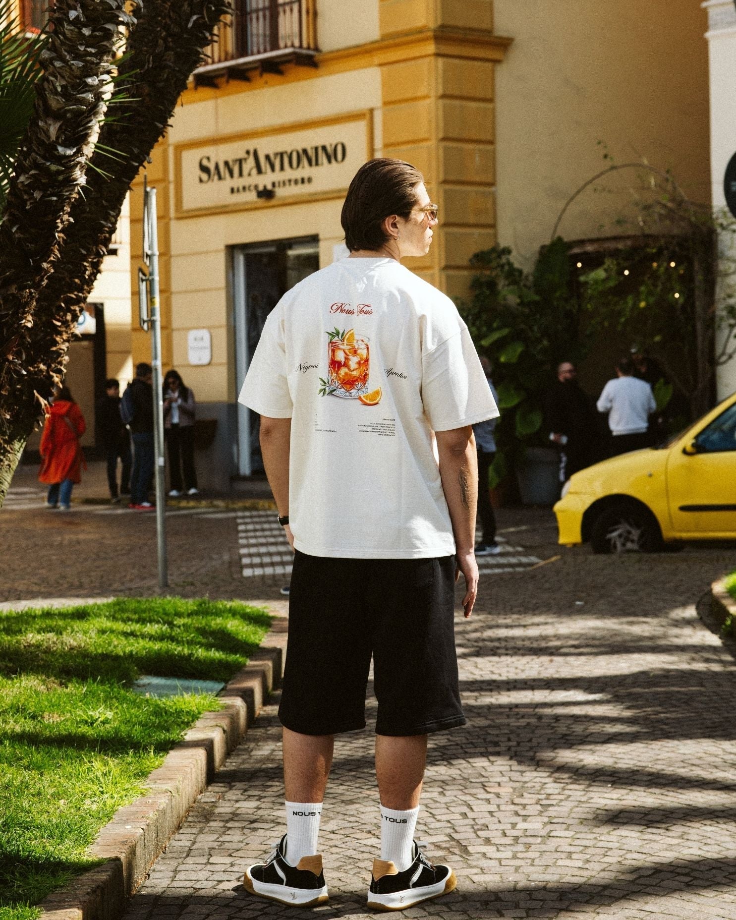 KOSZULKA NEGRONI APERITIVO OFFWHITE - Nous Tous