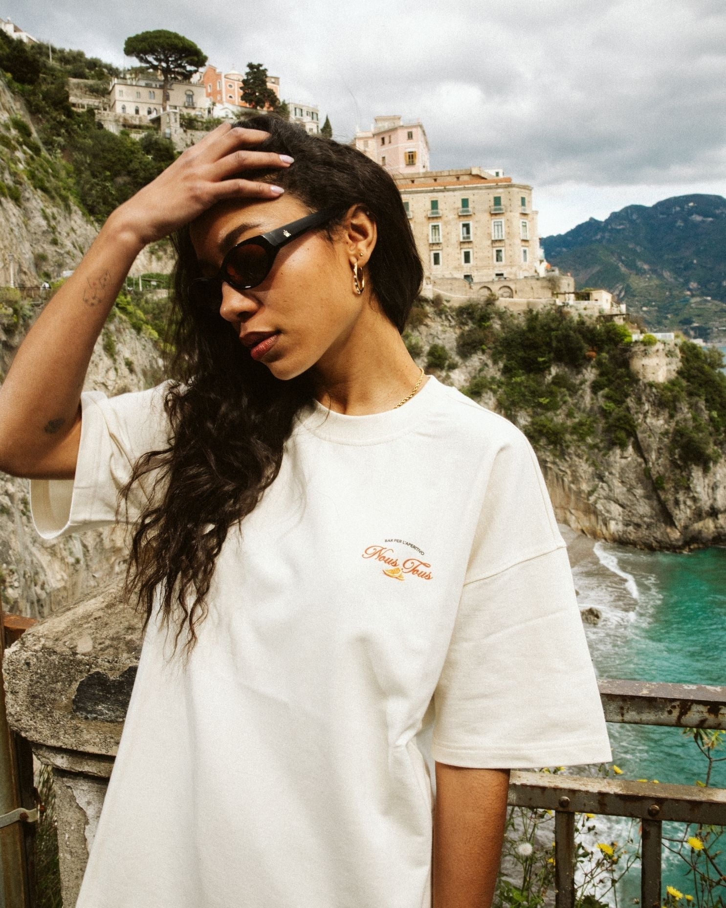 KOSZULKA NEGRONI APERITIVO OFFWHITE - Nous Tous