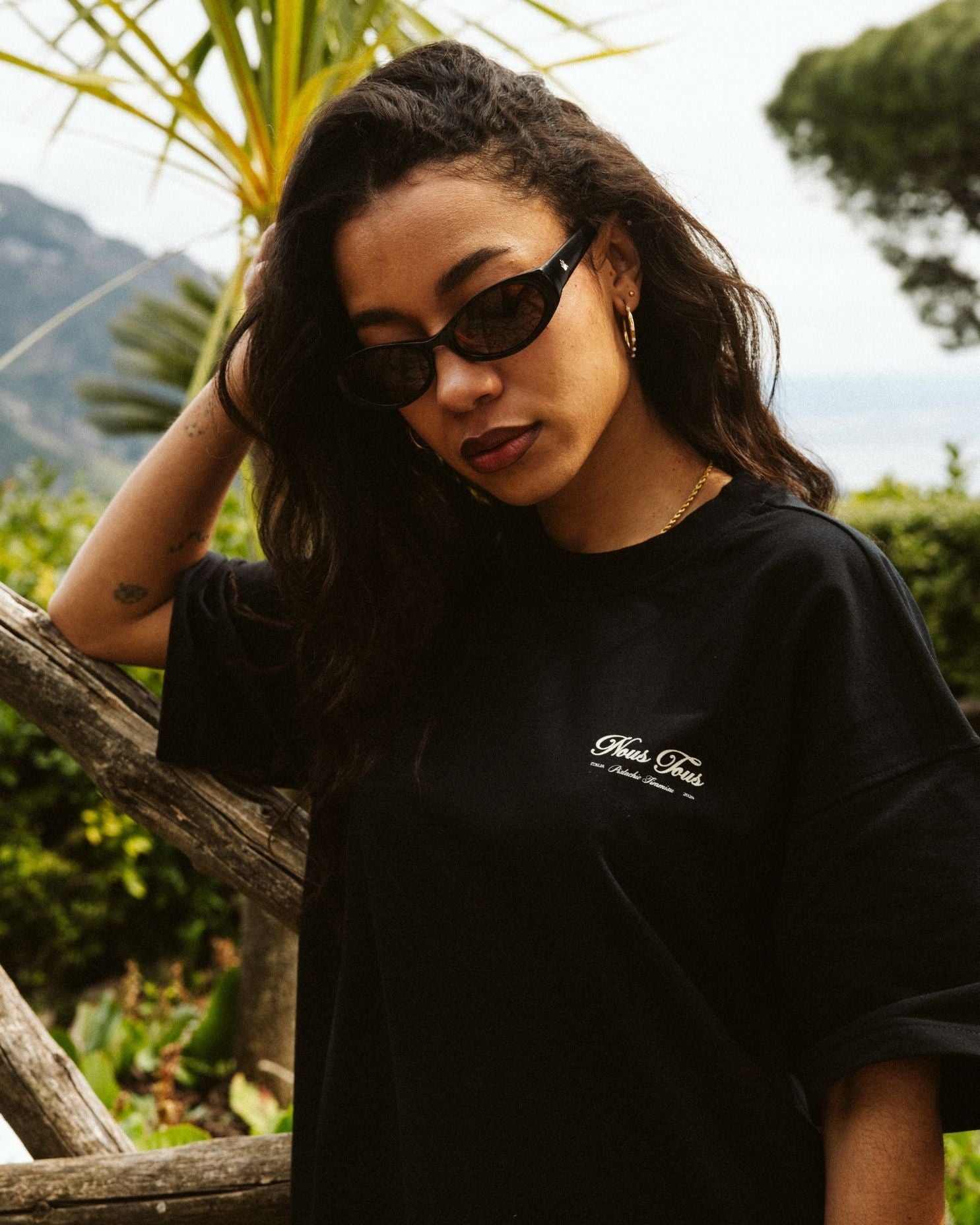 KOSZULKA PISTACHIO TIRAMISU BLACK - Nous Tous