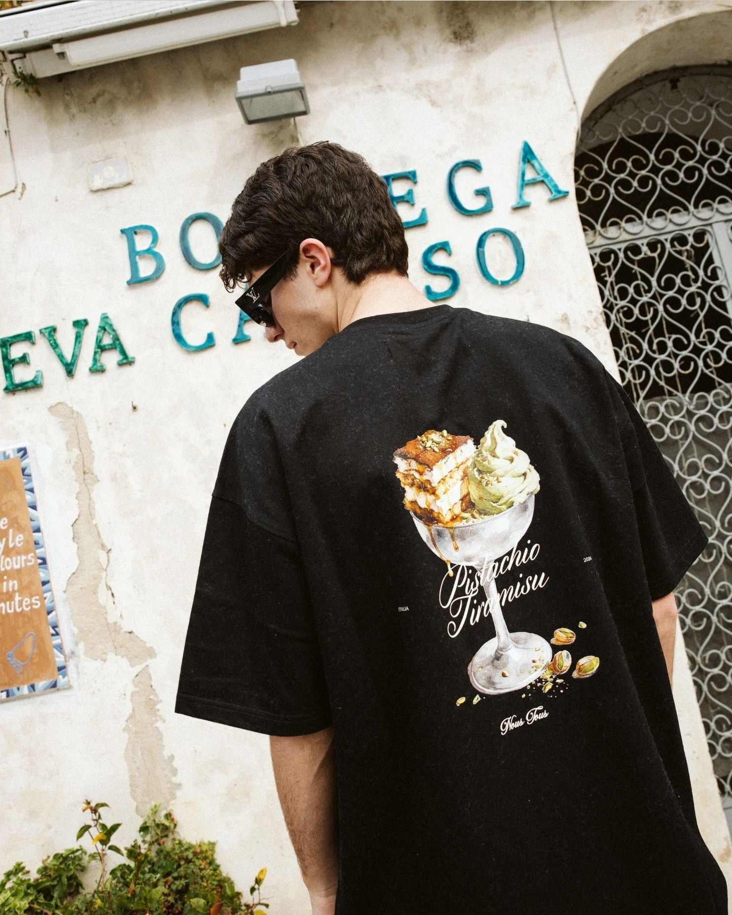 KOSZULKA PISTACHIO TIRAMISU BLACK - Nous Tous