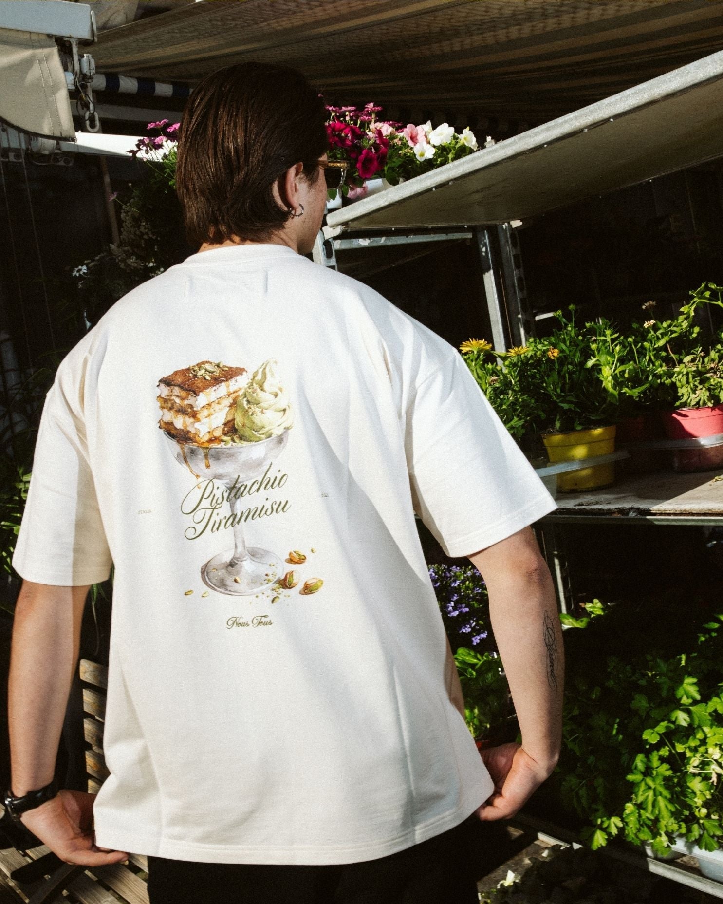 KOSZULKA PISTACHIO TIRAMISU OFFWHITE - Nous Tous