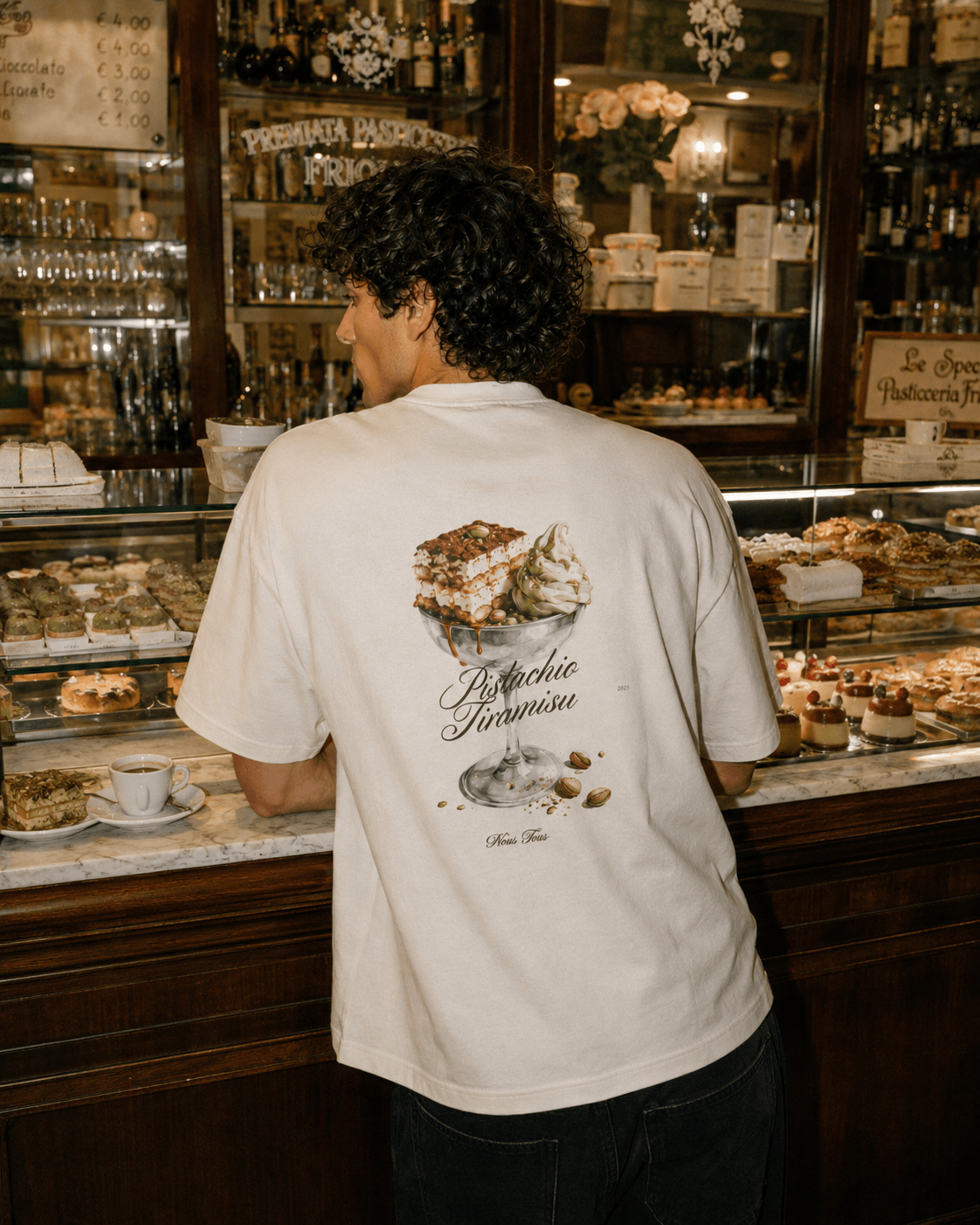 KOSZULKA PISTACHIO TIRAMISU OFFWHITE - Nous Tous