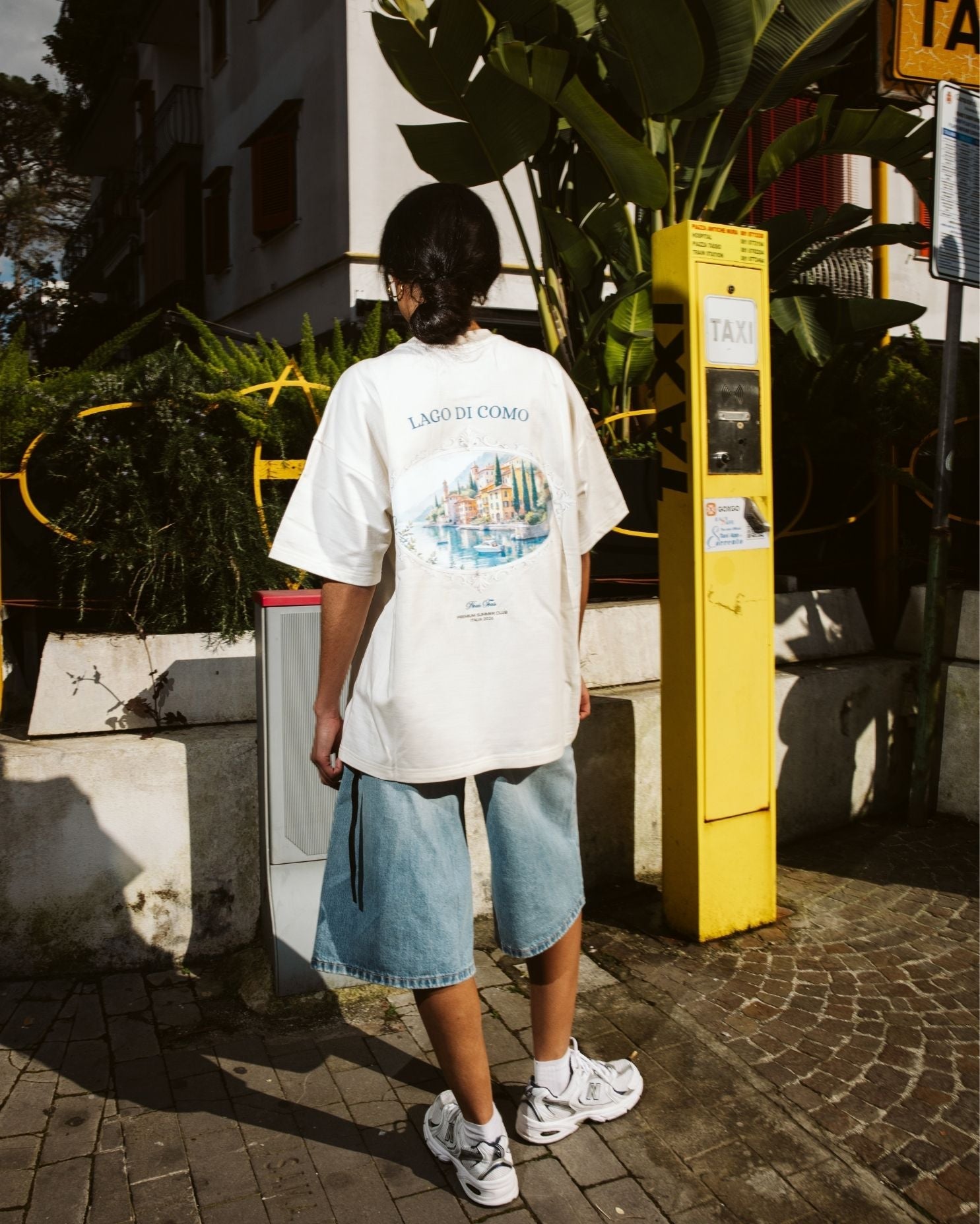 KOSZULKA POSTCARD FROM COMO OFFWHITE - Nous Tous