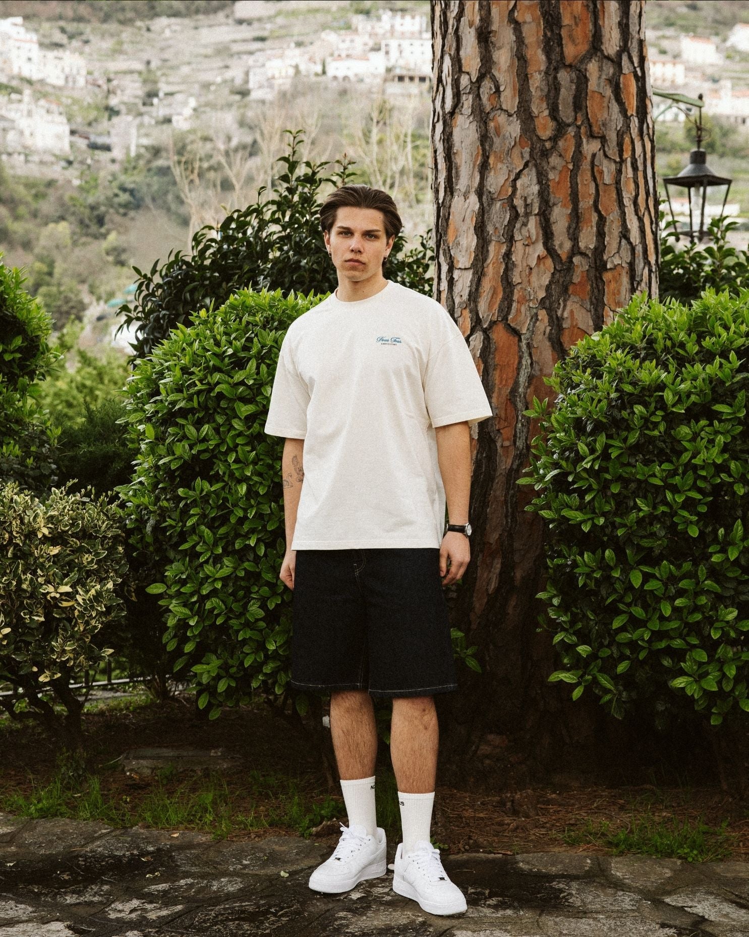 KOSZULKA POSTCARD FROM COMO OFFWHITE - Nous Tous