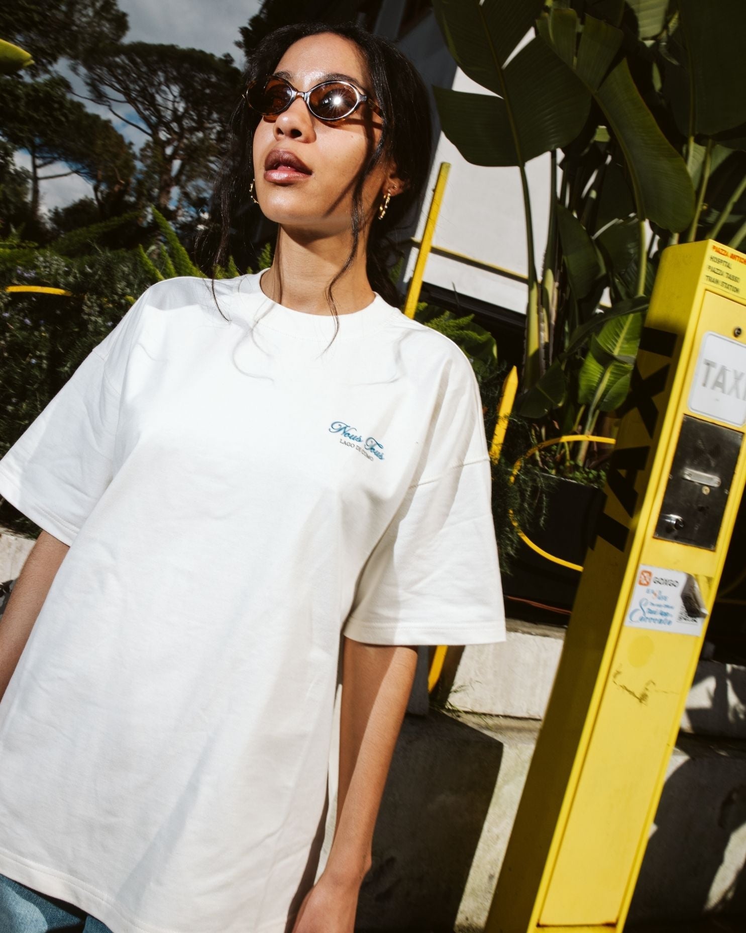 KOSZULKA POSTCARD FROM COMO OFFWHITE - Nous Tous