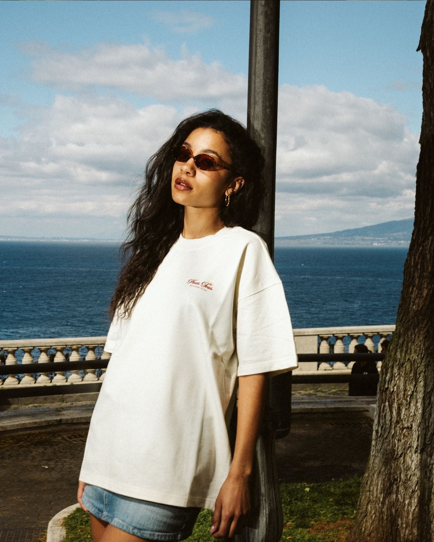 KOSZULKA SAINT - TROPEZ BEACH CLUB OFFWHITE - Nous Tous