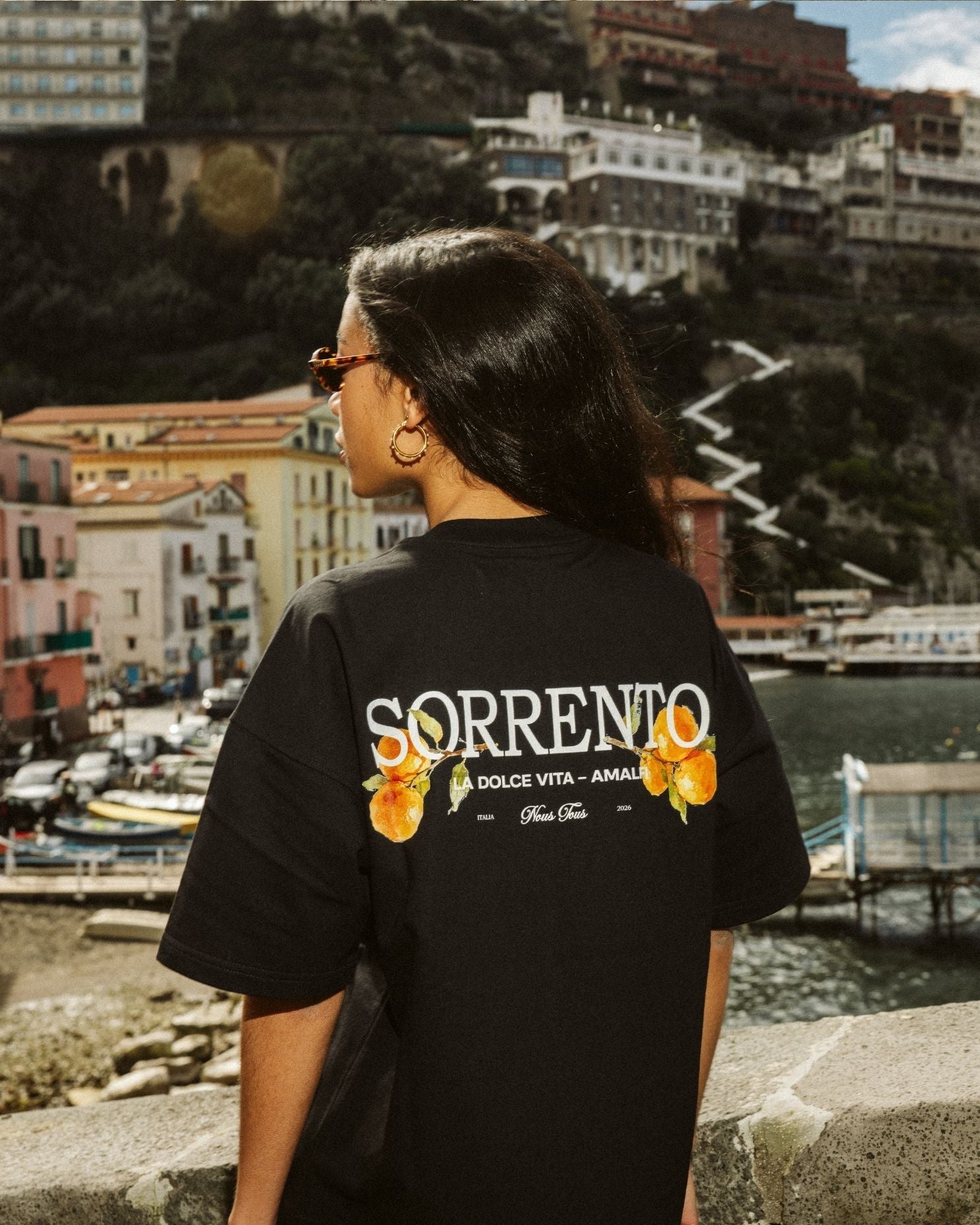 KOSZULKA SORRENTO SIGNATURE BLACK - Nous Tous