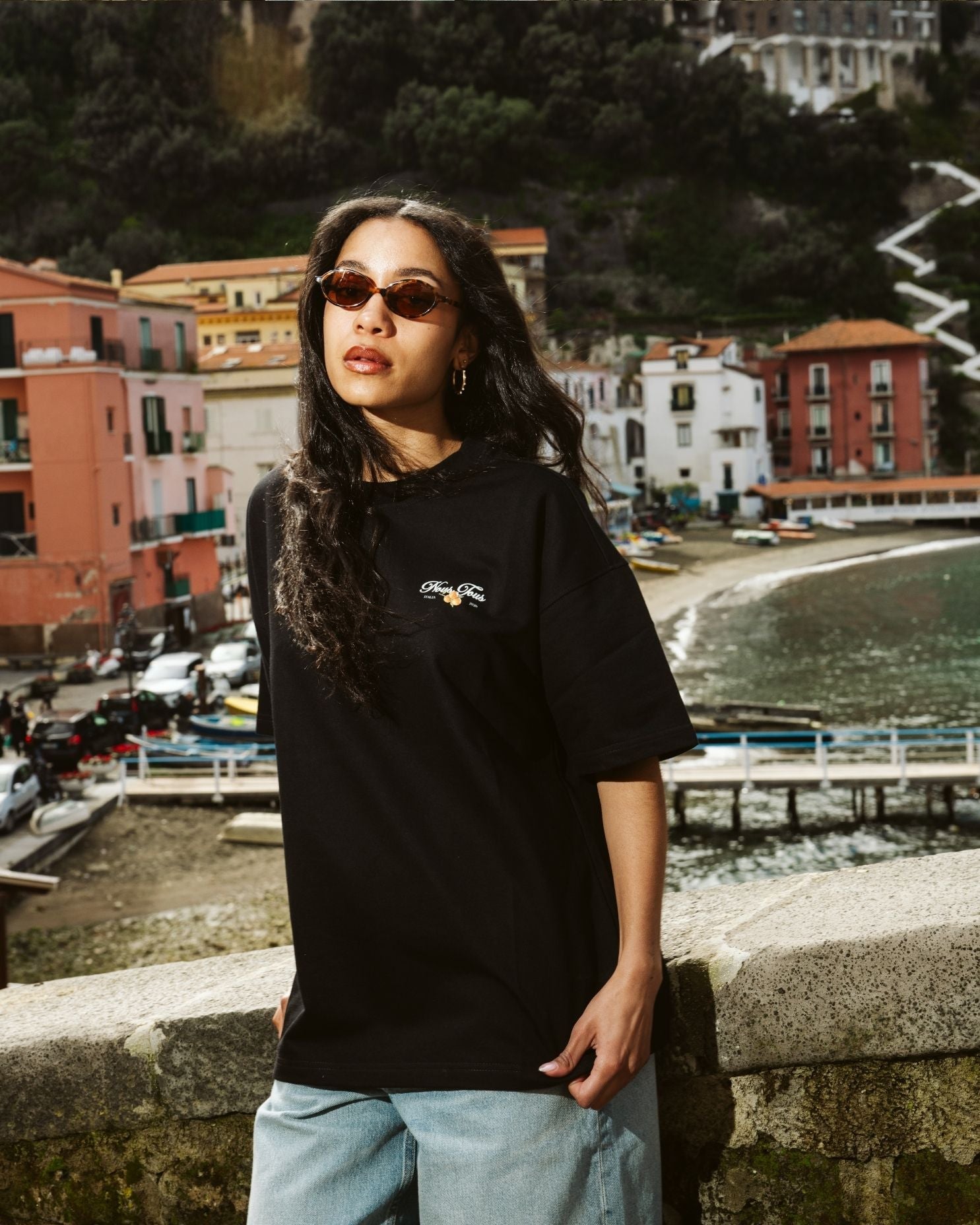 KOSZULKA SORRENTO SIGNATURE BLACK - Nous Tous