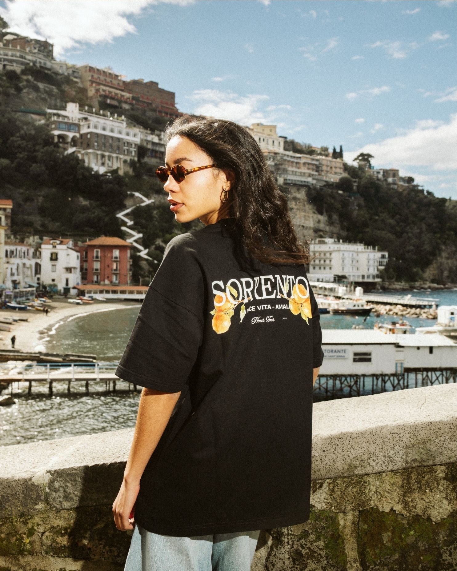 KOSZULKA SORRENTO SIGNATURE BLACK - Nous Tous