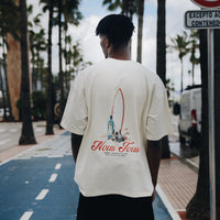 KOSZULKA SURFING THROUGH THE 90S OFF WHITE