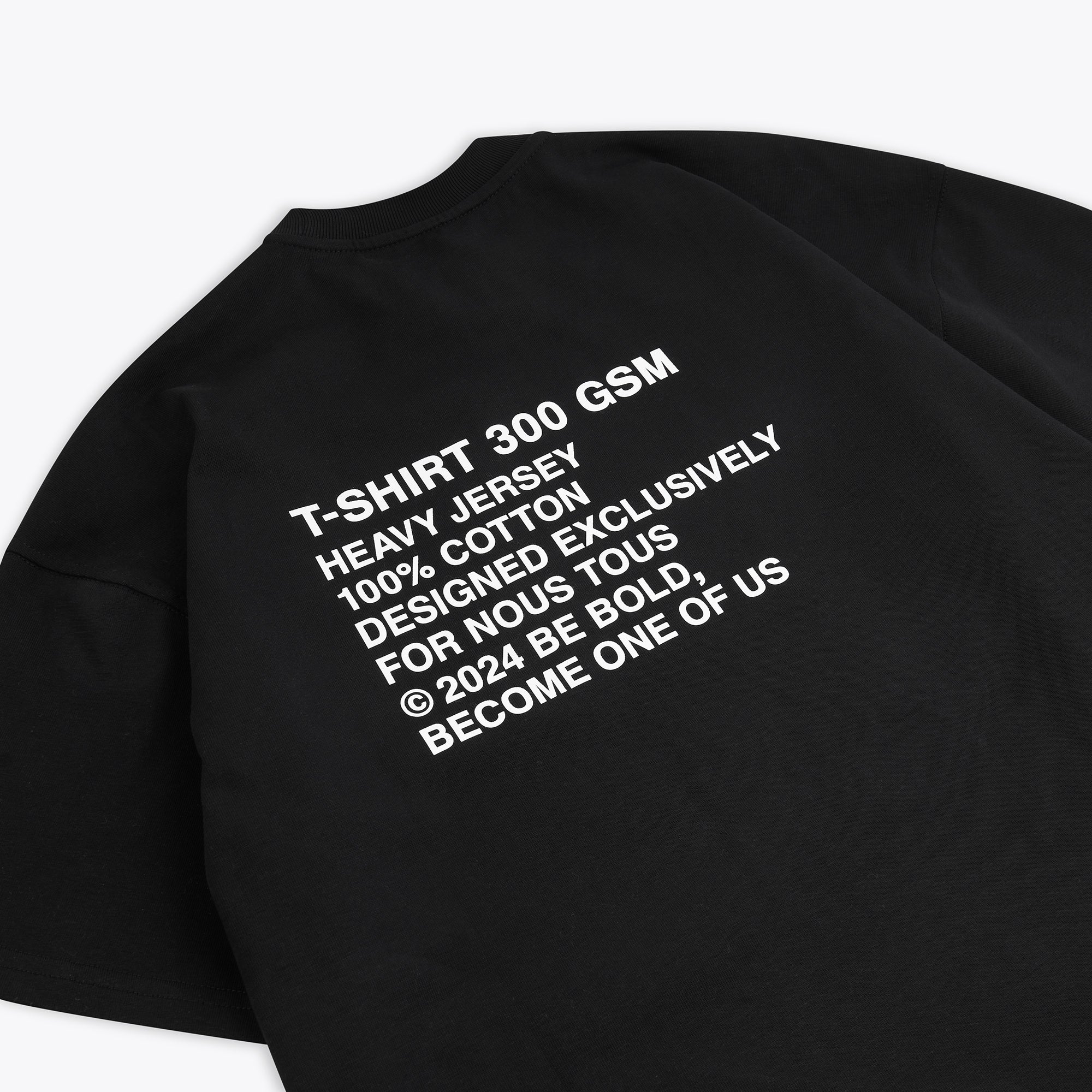 Ultra Heavy Washtag T-Shirt Black Nous Tous – Nous Tous