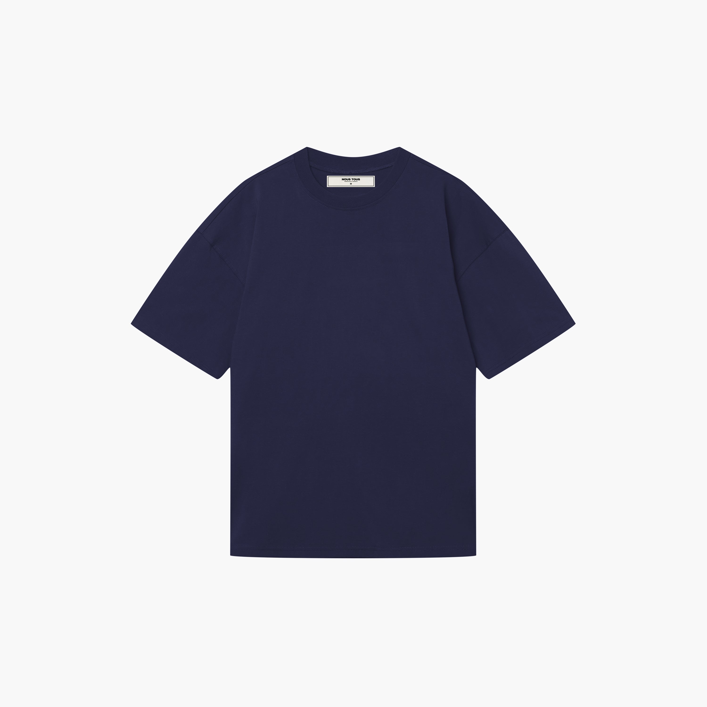 BLANK HERITAGE COTTON NAVY T-SHIRT