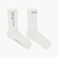 NOUS TOUS DESIGN CREW WHITE SOCKS 