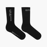 NOUS TOUS DESIGN CREW BLACK SOCKS 