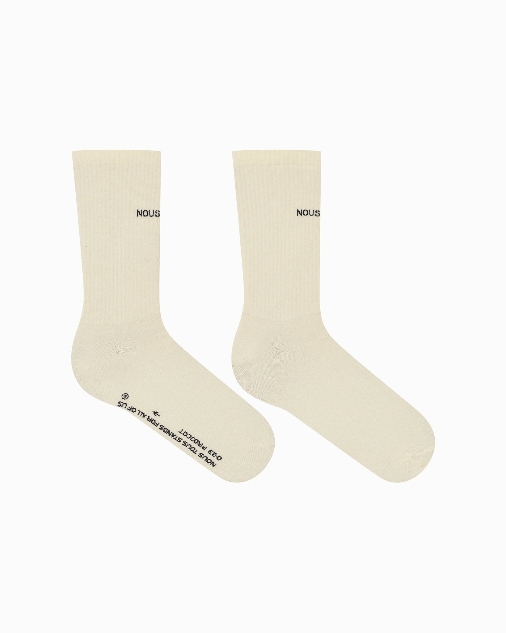 SKARPETKI NOUS TOUS FRONT OFF WHITE - Nous Tous