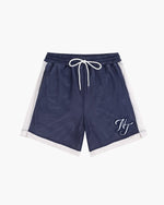DRIP MESH SHORTS NAVY STRIPE
