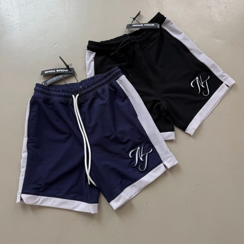 SPODENKI DRIP MESH SHORTS NAVY STRIPE - Nous Tous