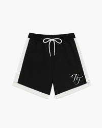 DRIP MESH SHORTS STRIPE BLACK