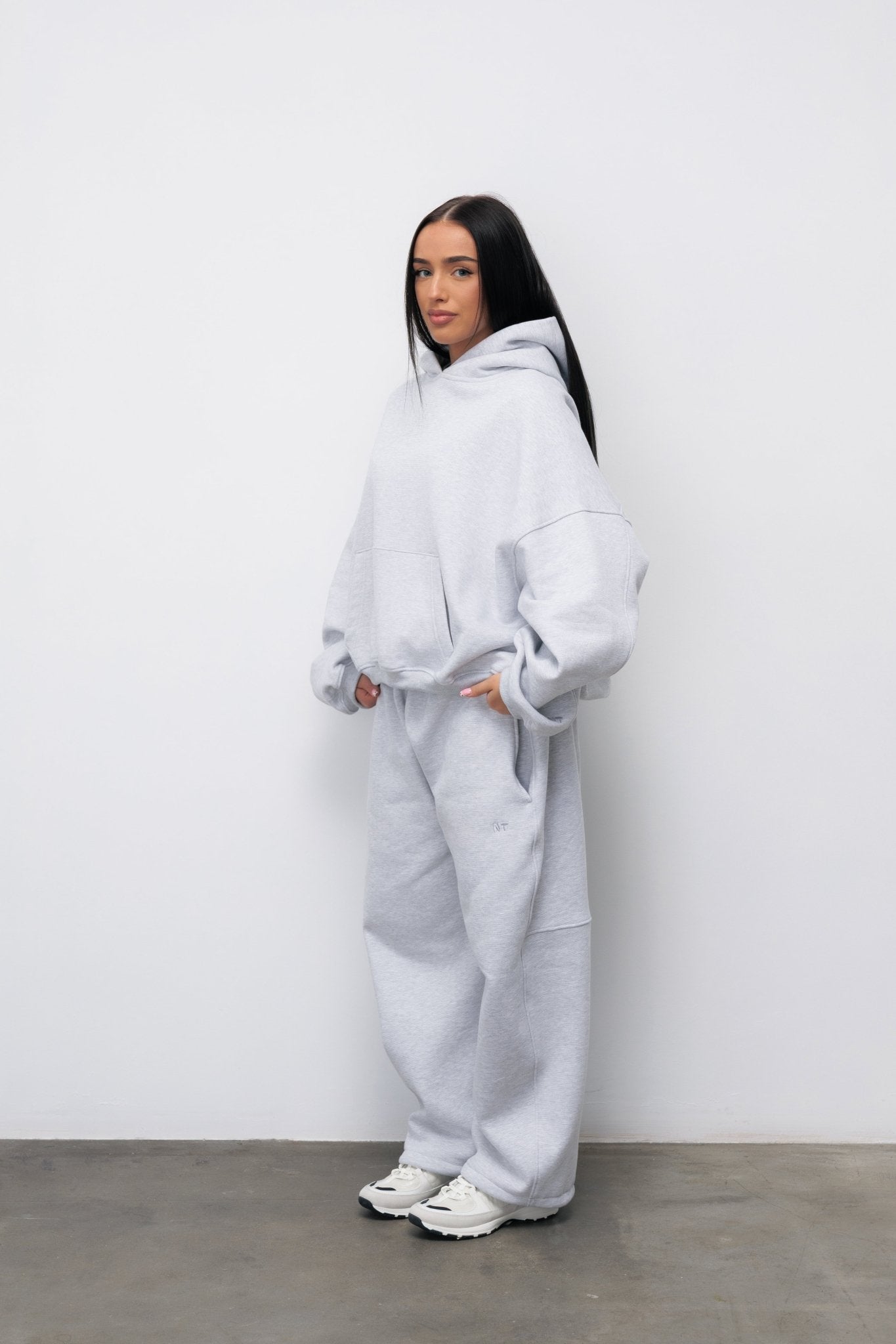 SPODNIE FLUFFY VINTAGE GREY - Nous Tous