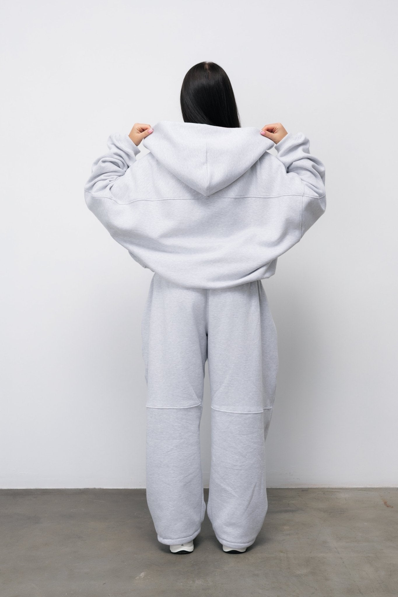 SPODNIE FLUFFY VINTAGE GREY - Nous Tous