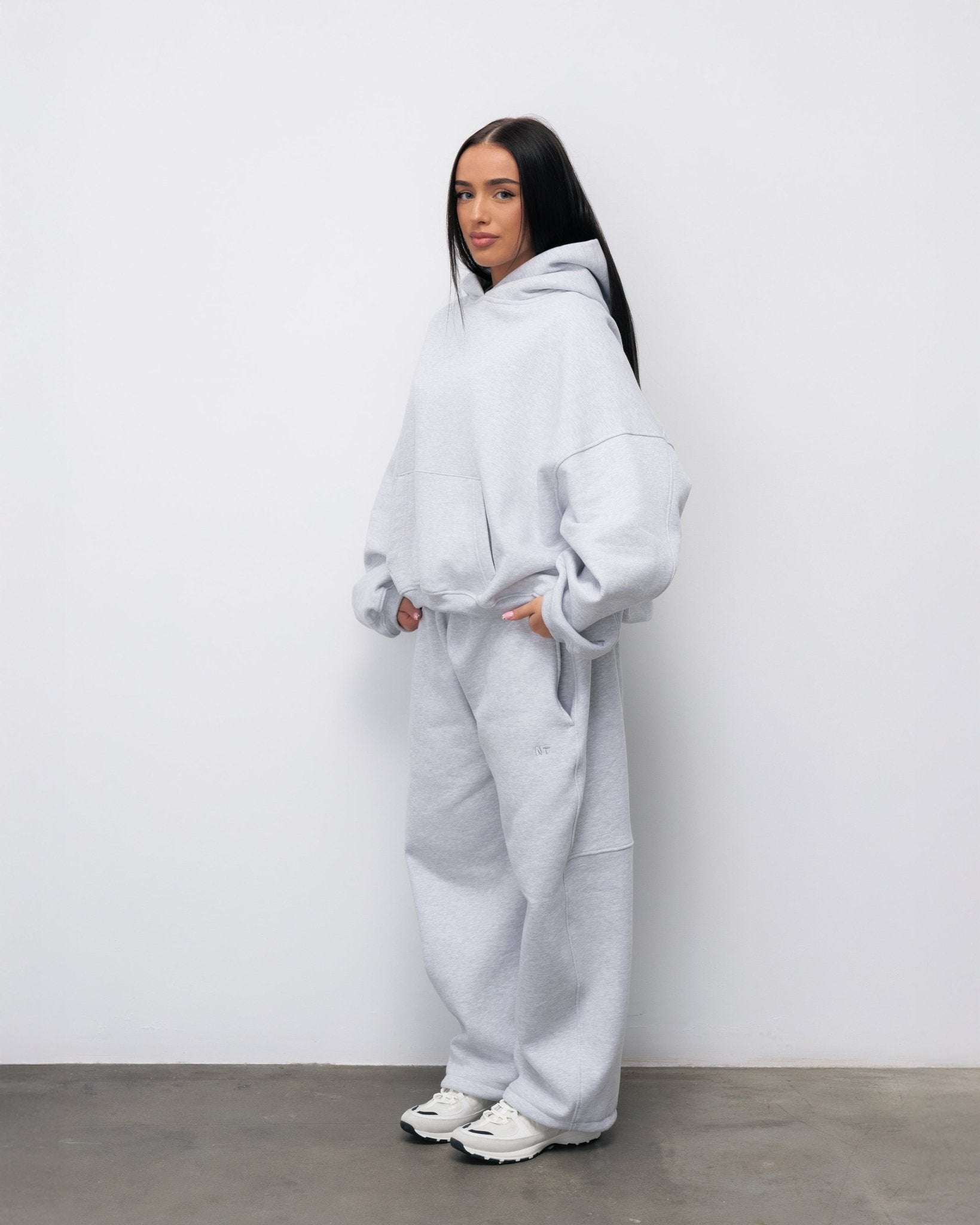 SPODNIE FLUFFY VINTAGE GREY - Nous Tous