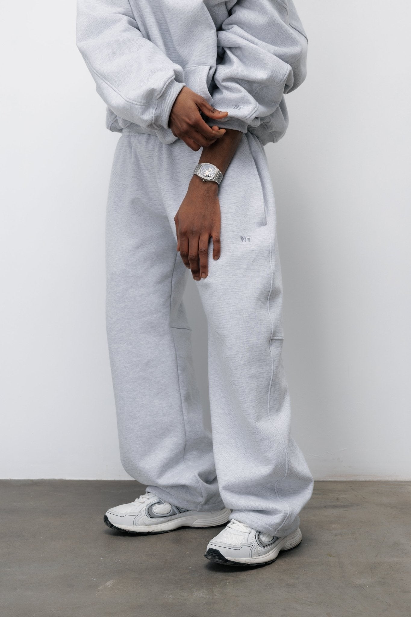 SPODNIE FLUFFY VINTAGE GREY - Nous Tous