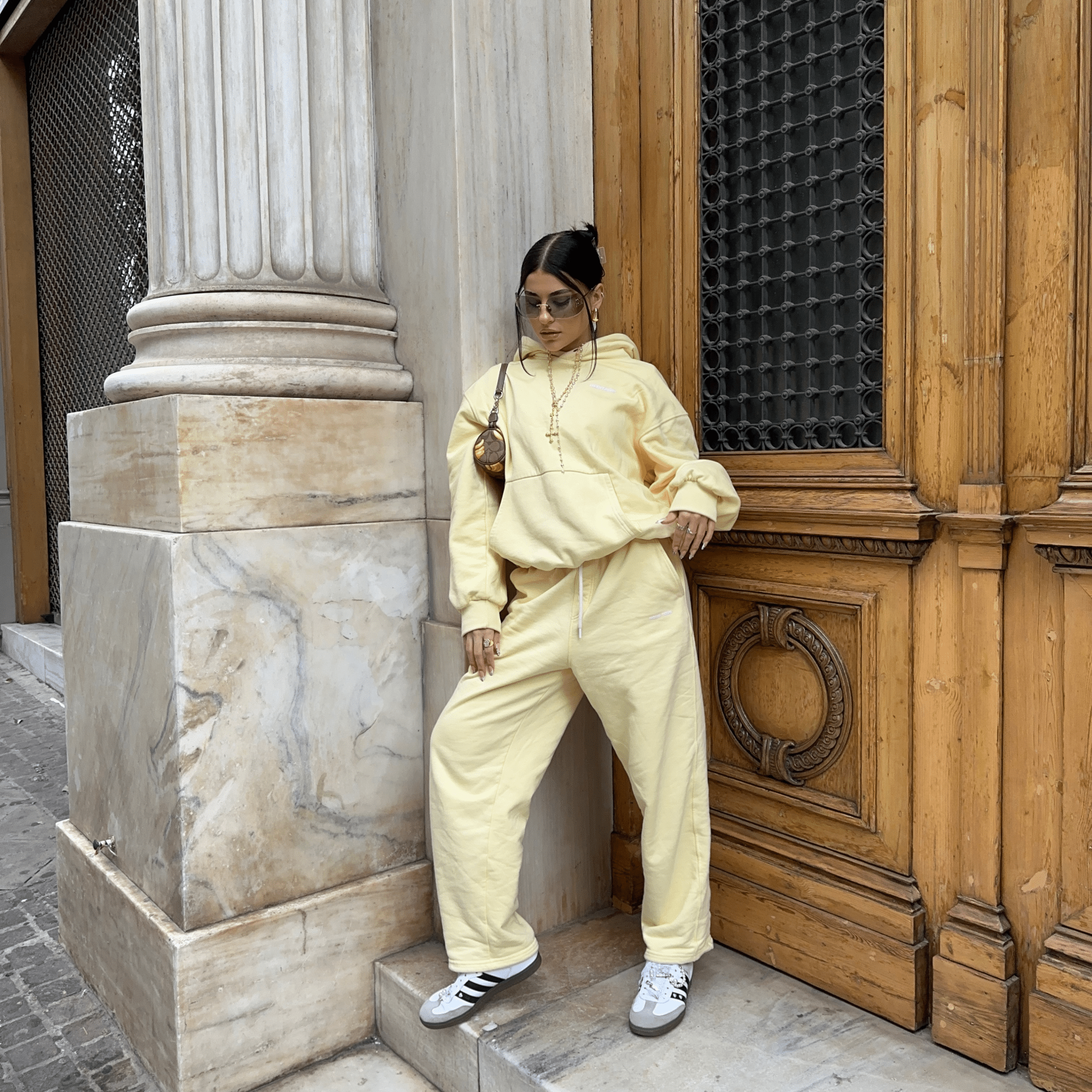 SPODNIE VOLUME HERITAGE BUTTER YELLOW - Nous Tous