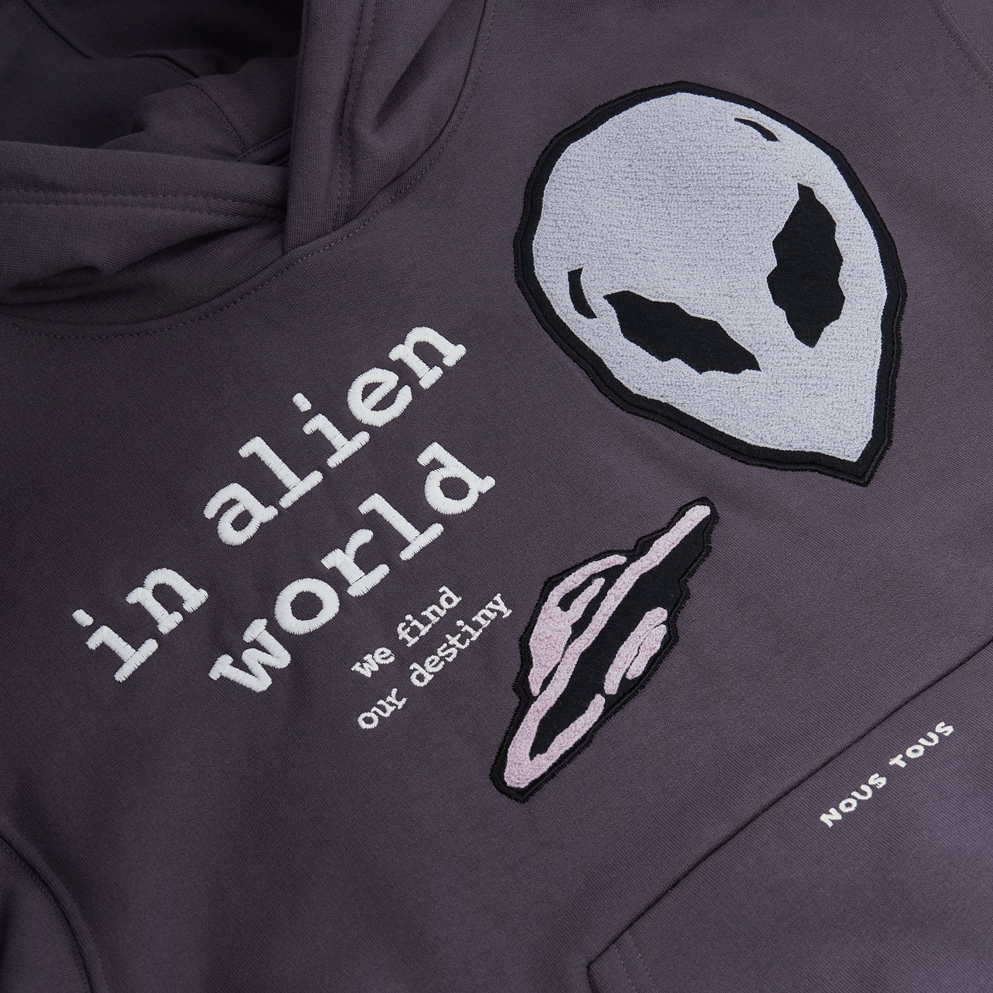 BLUZA ALIEN WORLD FROTTE FLUO VOLCANIC - Nous Tous