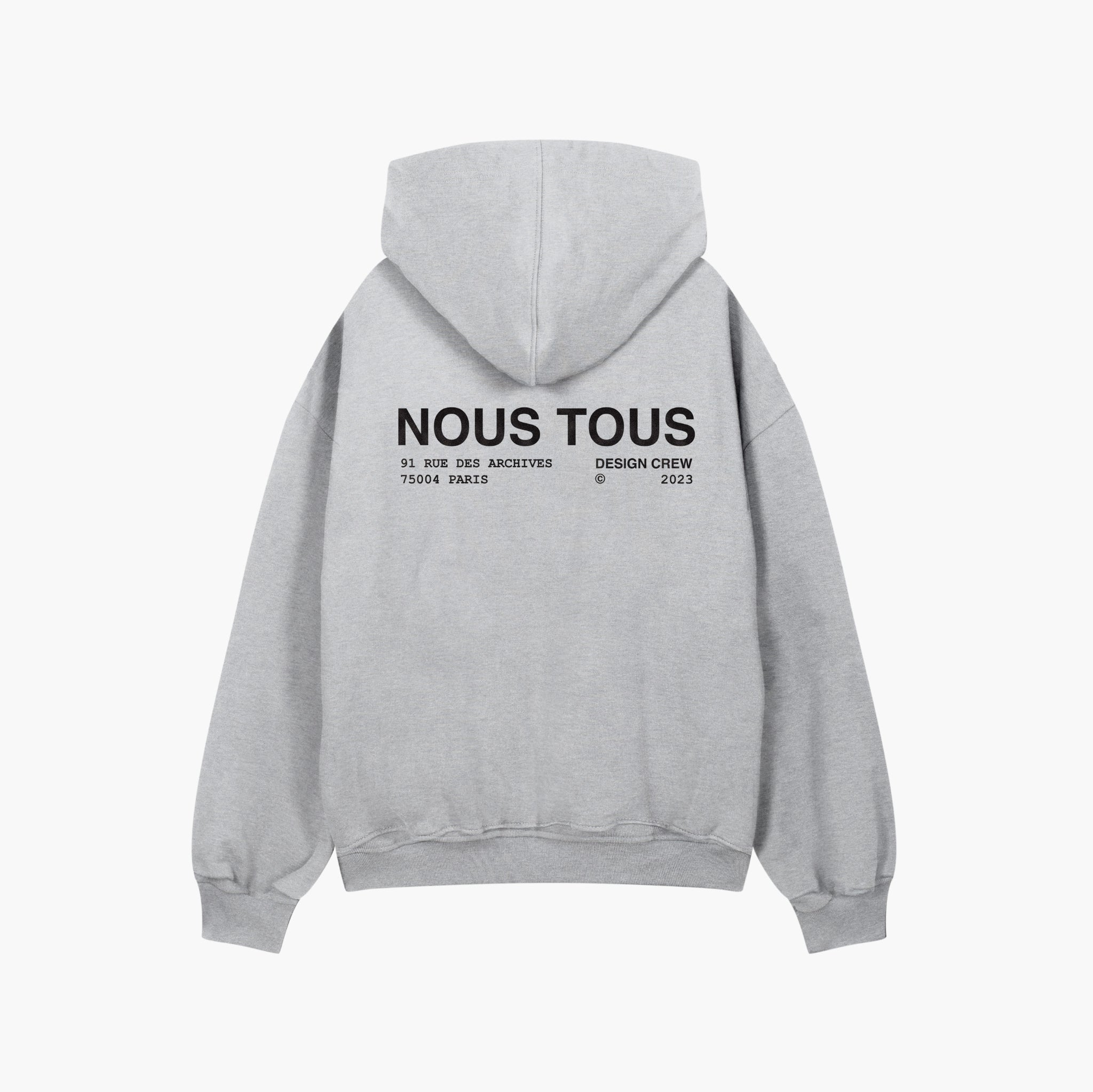 BLUZA AVENUE DESIGN CREW SZARY MELANŻ - Nous Tous