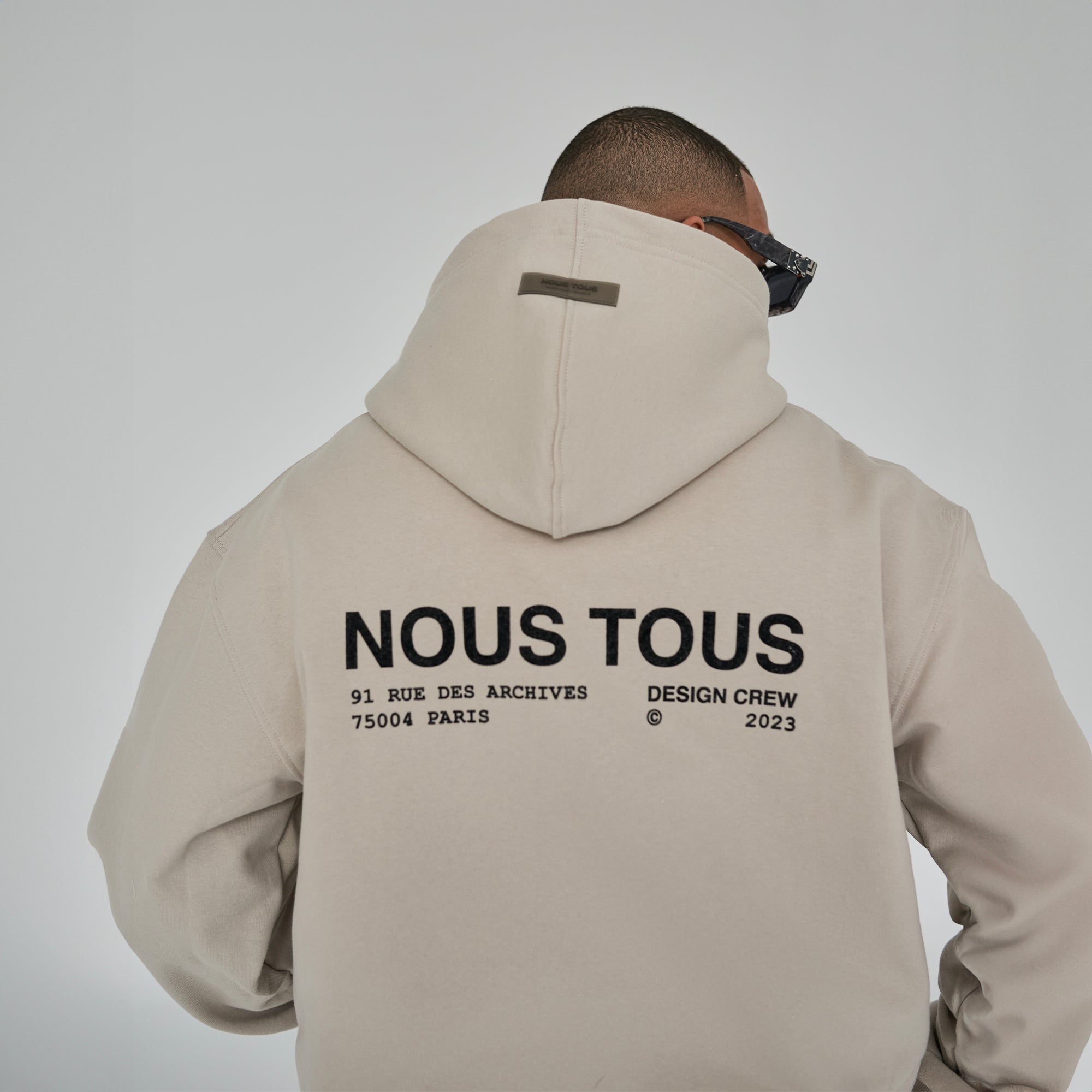 BLUZA DESIGN CREW CHAMPAGNE - Nous Tous